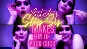 SPH FemDom - Bitchy Step-Sis makes Fun of your Dick - Extreme SPH, Small Penis Humiliation, JOI