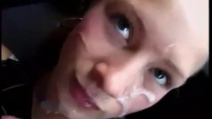 Hot Teen GF Swallows Cum for the first Time