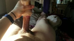 Guy Fucks Pocket Pussy until he Cums all over