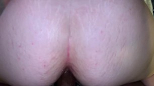 MILF ANAL CUMS while getting FUCKED DEEP IN HER PAWG ASS