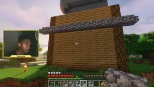 Micah's Adventures in Minecraft 009 - still Working on the Roof