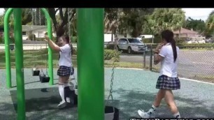 Teen Schoolgirls Playground Fun Stevie Grey Fuck