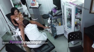 (FREE VIDEO)Explosive Latina goes to the Gynecologist to Examine her Breasts and do an Internal Exam